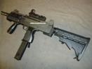 AR Adapter & 6 Position (Black)Stock for M-11 SMG